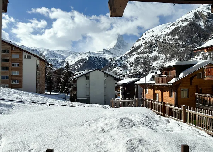 Flat With Magnificent Views Of The Matterhorn